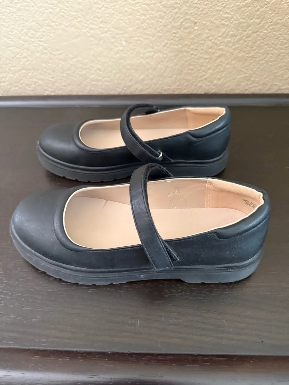 Bundle 2 Pairs Children’s Place Girls Black Mary Jane School Shoes Size 5